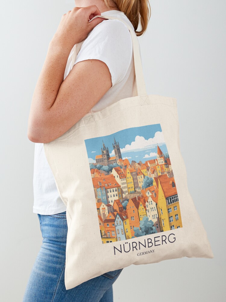 Women Bags Germany - ノイベルクのポップアートトラベルプリント - ドイツ トートバッグ トートバッグ 女性用バッグ