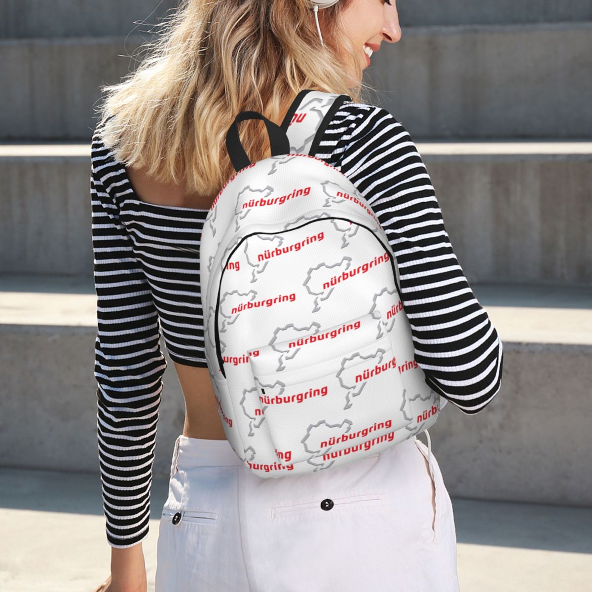Women Bags Germany - レーストラックドイツニュルブルクリンクバックパックホットセールデイパック大容量子供ブックバッグスクールバッグショルダーバッグ男性女性用