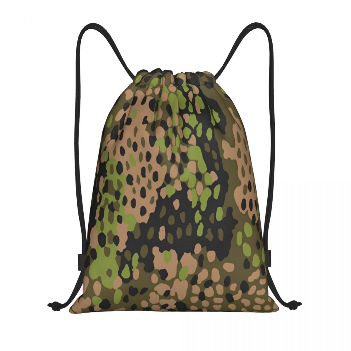 Women Bags Germany - カスタムカモフラージュ巾着バックパック、男性、女性、ドイツの腕のためのスポーツジムバッグ、軍事訓練バックパック、ww2