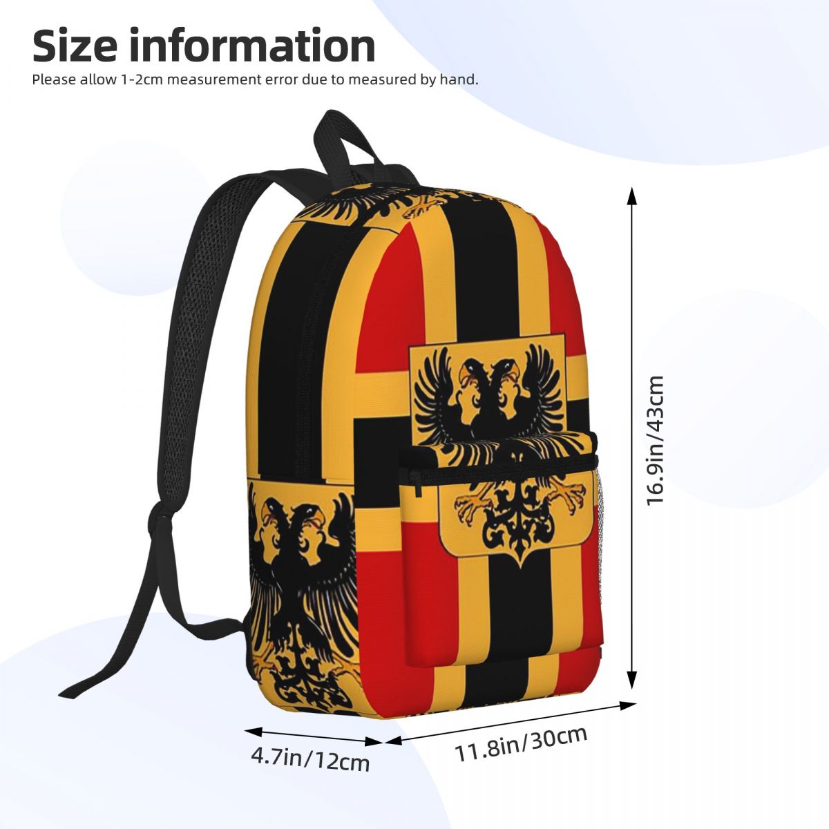 ドイツ DK リーチ帝国旗バックパック男の子女の子ブックバッ - Women Bags Germany のレビューと価格