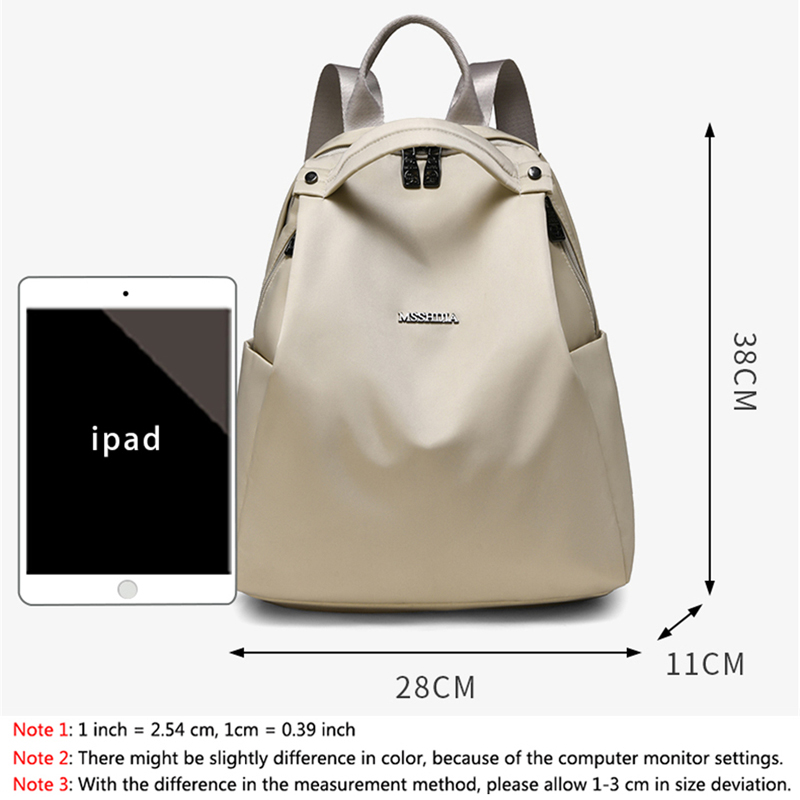 ファッションデイパック女性用最高品質ナイロンバックパック大容 - Women Bags Deals のレビューと価格