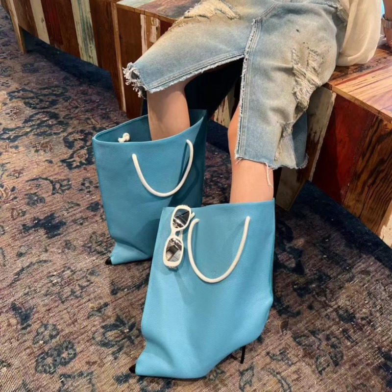 レディース秋冬新作ポワントノベルティバッグ型ブーツ、ポインテ - Women Bags For Party のレビューと価格