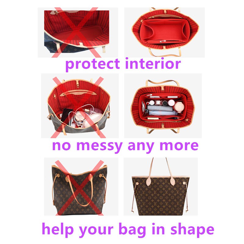 バッグオーガナイザー LV ネヴァーフル PM MM GM  - Women Bags Lv のレビューと価格