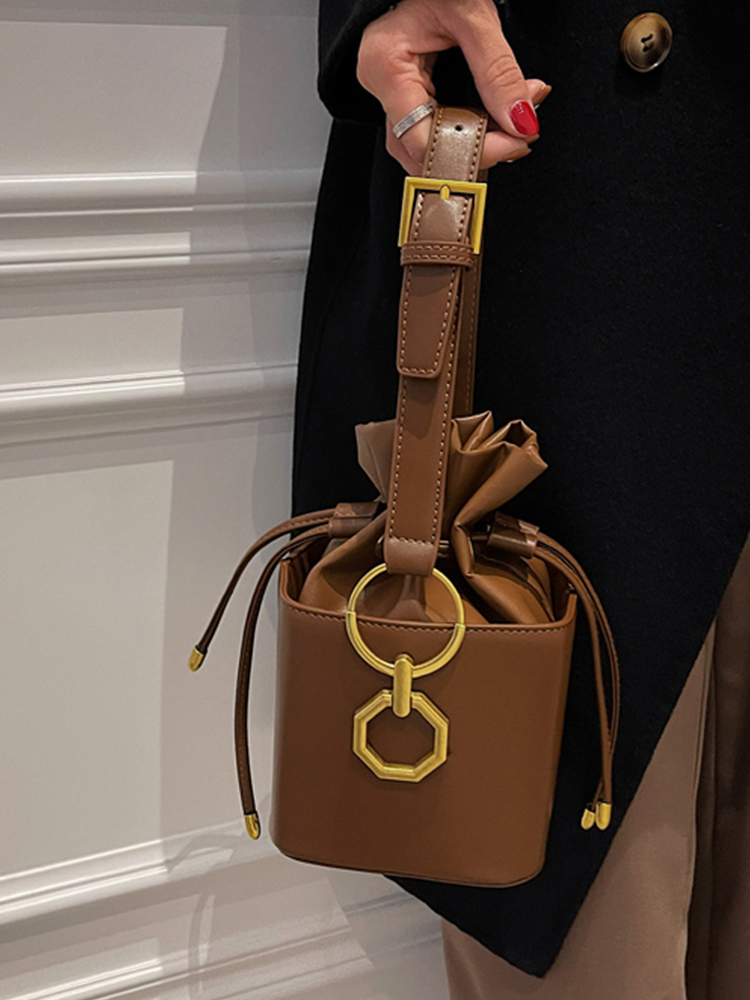 ヴィンテージ Pu レザーミニクロスボディバッグ女性の秋のフ - Women Bags Zara のレビューと価格