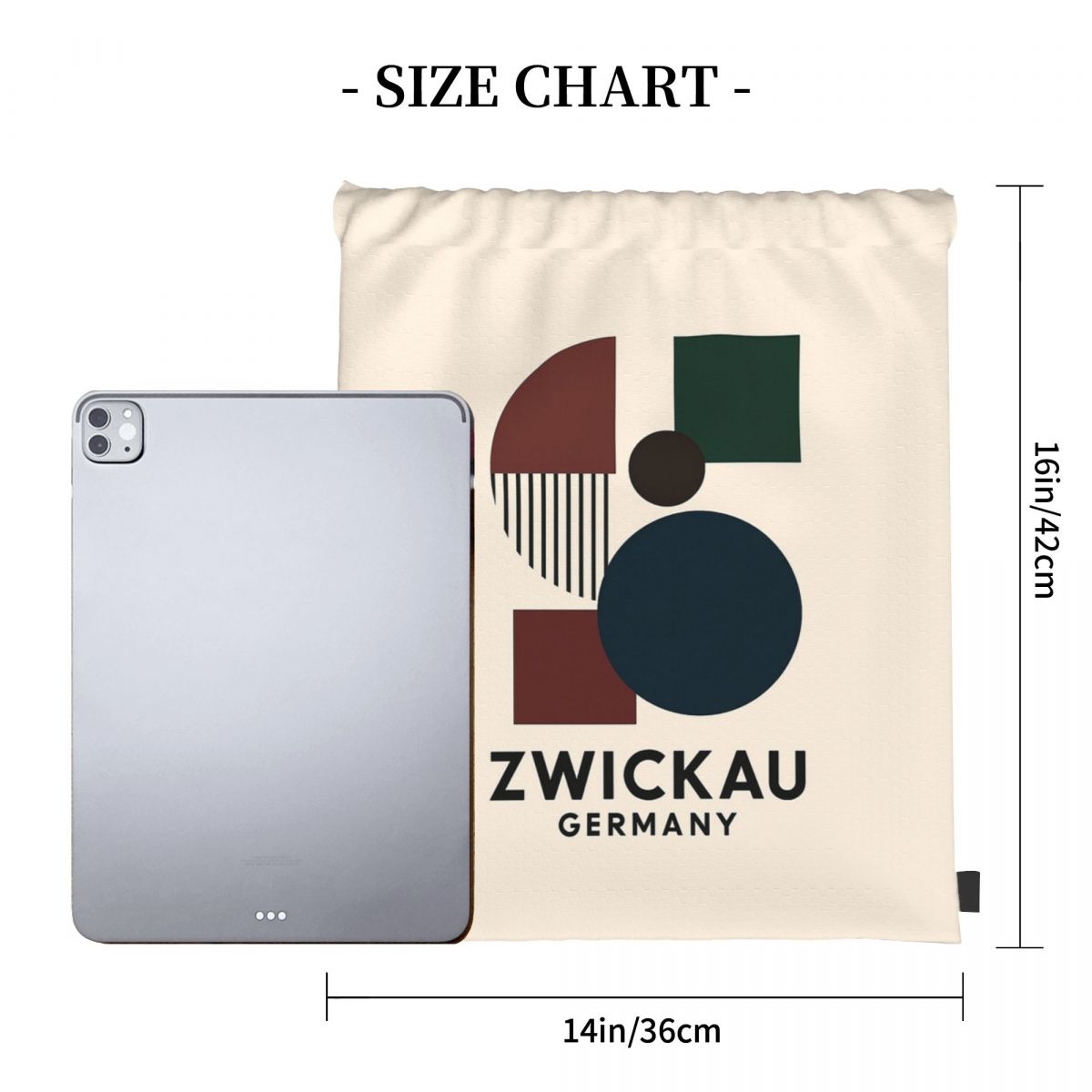 ツヴィカウ ドイツ バウハウス 幾何学模様のバックパック ポ - Women Bags Germany のレビューと価格