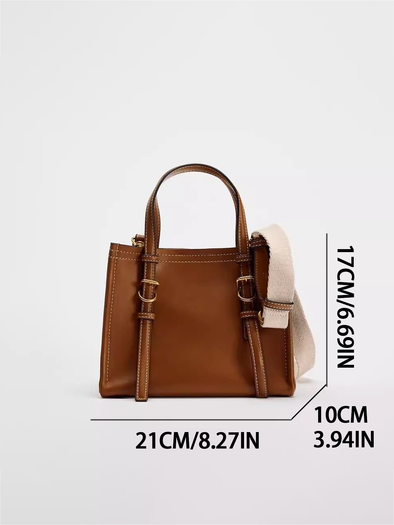 クロスボーダー 2024 ブラウン イエロー ハンドバッグ  - Women Bags Zara のレビューと価格
