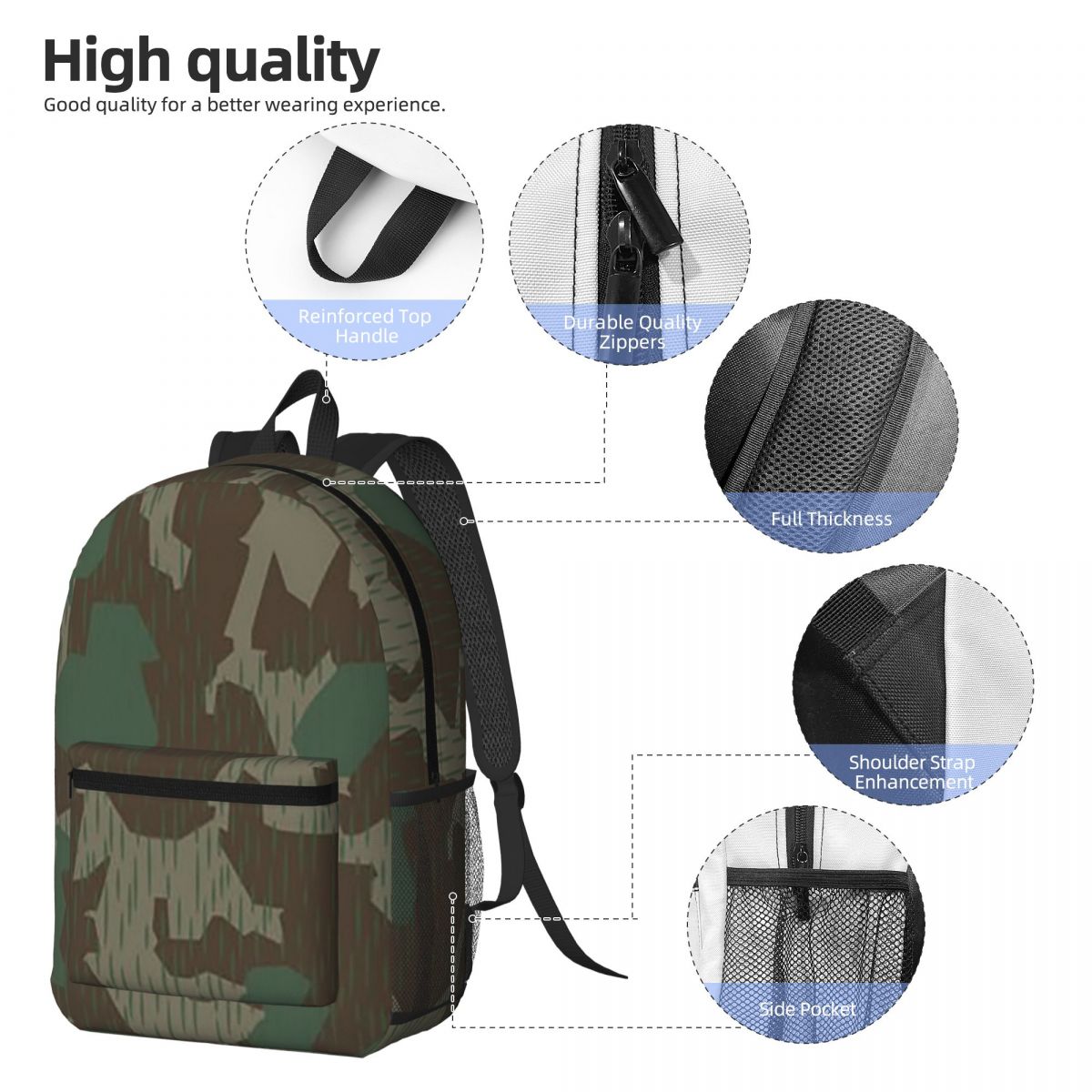 WW2 ドイツ軍スプリンターカモ Splittertarn  - Women Bags Germany のレビューと価格