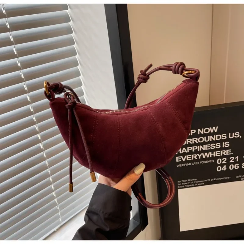 ベルベット素材ジッパー 2024 高品質ショルダーバッグ無地 - Women Bags Zara のレビューと価格