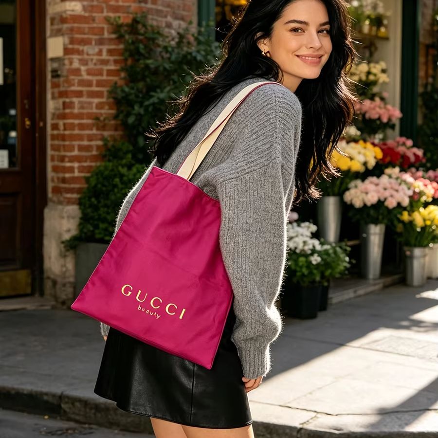 グッチのバッグ レディース キャンバス トートバッグ 両面デ - Women Bags Deals のレビューと価格